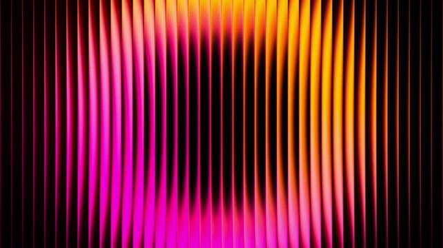 Glowing circle slowly rotating through fractal glass forming circular light halo. Seamless light ring animation through fractal glass with melting and endlessly circulating colors around dark center