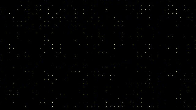 Modern Digital Grid of Tiny White Squares, Abstract Animation