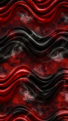 Waves of red and black creating patterns on a textured background with smoke during a digital art presentation wallpaper