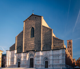 Different views of the city of Bologna, Italy.