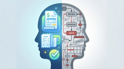 Business Accounting Software vs Accountant Workflow Concept