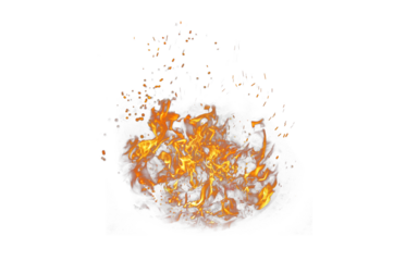 Fire flame isolated on transparent background. Realistic Fire Flames transparent without background png. Glowing light png. Fiery Sparks png. Burning red wildfire flames burn bonfire