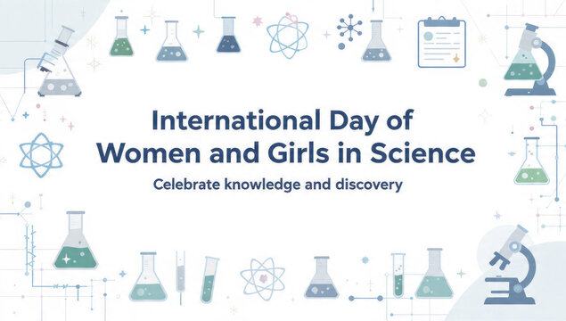 International Day of Women and Girls in Science - Powered by Adobe
