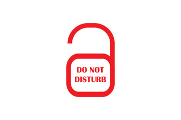 do-not-disturb icon button, Do Not Disturb Logo icon.