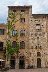 San Gimignano is a small walled town of medieval origin, situated on the hills of Tuscany, Italy.