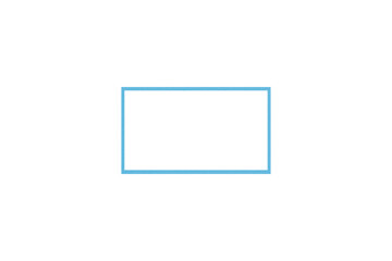 Square, Rectangle, Light Blue, Collage Rectangle, Made of Paper, Photo Frame on Transparent Background.