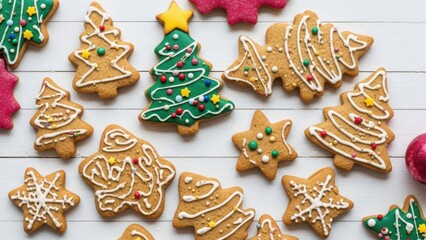 Delightful holiday gingerbread cookies