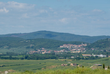 Obraz premium Landscapes in the Orcia Valley, Tuscany, Italy.