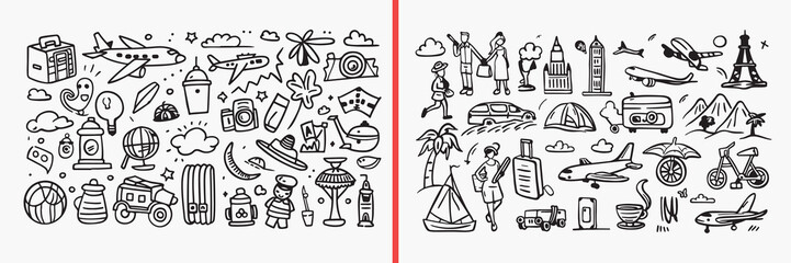 kids people illustration vector, cartoon character doodles, playful people icons, child activity illustration, cute family artwork, children graphic elements, people doodle vector pack, cartoon people
