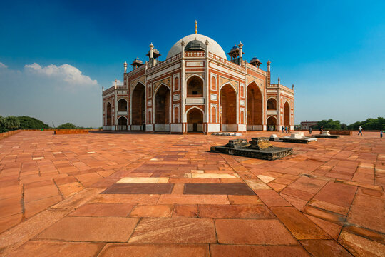 Humayun's Tomb, a UNESCO World Heritage Site located in Delhi, India. 