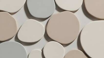 Abstract organic shapes design