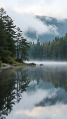 Forest Lake Reflection