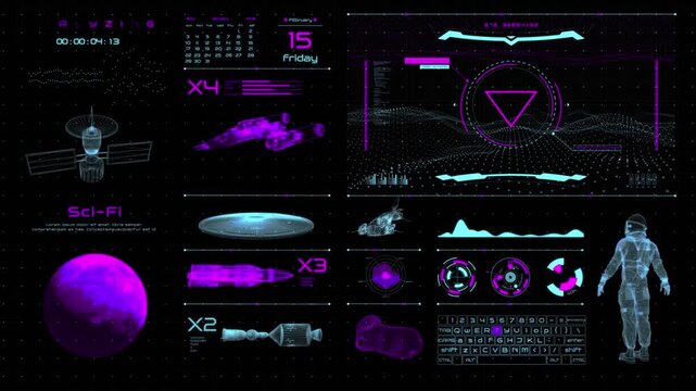 Hud Panel Sci-Fi