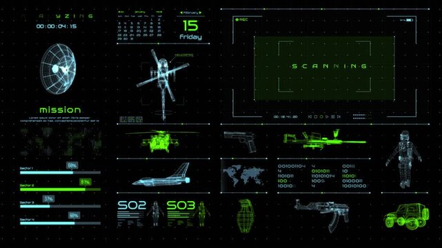 Hud Panel Military