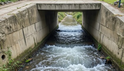 water mill in the park