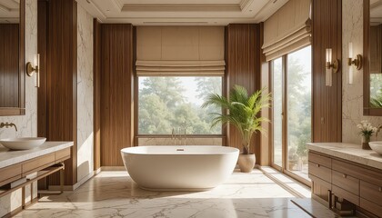 modern bathroom interior