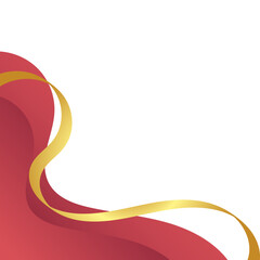 Wavy Business Corner Illustration