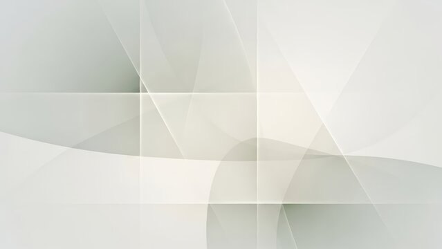 Abstract transparent outlines resembling windows to the approaching spring on a light pearl background