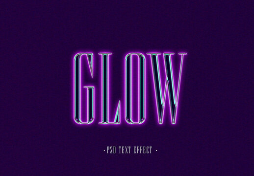 Neon Glow Text Effect