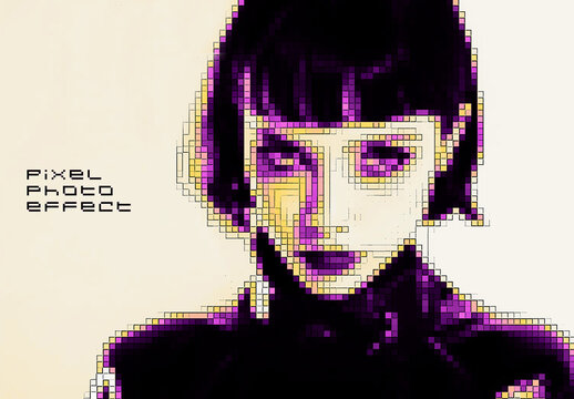 Pixel Photo Effect
