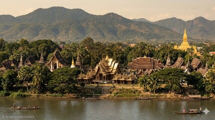 Vientiane Ancient City imagination from Western inscription    © Xaypaxa