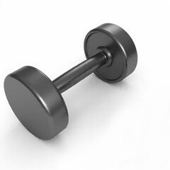 Dumbbell isolated on white background generative ai