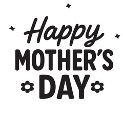 Mother's Day t-shirt vector illustration 