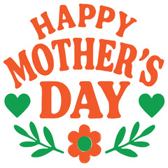 Mother's Day t-shirt vector illustration 