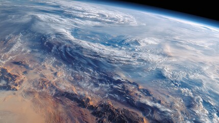 Stunning view of Earth from space