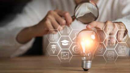 Boost modern education with digital innovation, online learning strategies, and knowledge-driven development for a smarter future. Perfect for academic, e-learning, research, and training content.