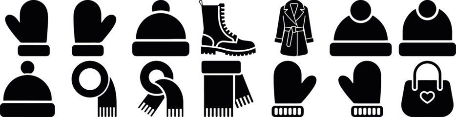 Chess piece icon collection with king queen rook bishop knight pawn silhouettes, strategy and board game symbols isolated on white background for education, tournament branding and game design vector © craft_art