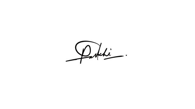 Fake handwritten signature animation &ndash; fictional calligraphy autograph writing effect for business documents with ink stroke motion.