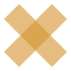 Illustration of yellow plastic adhesive tape