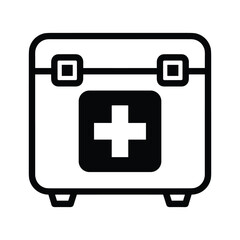 First aid kit icon