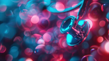 Medical Care Abstract Circular Glow 