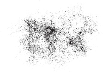 Obraz premium Abstract grunge texture with black speckles on white background