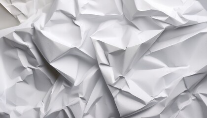 High Resolution Image Of Crumpled White Paper Texture Abstract Minimalist And Clean Design Perfect For Backgrounds Website Design Or Print Projects