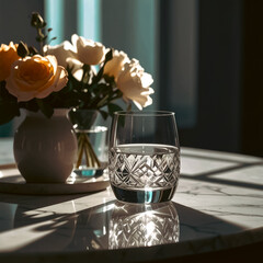 still life with flowers