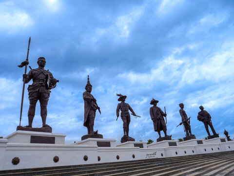 Rajabhakti Park Statues of the Seven Great Kings of Thailand