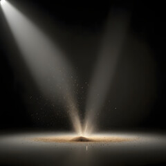 spotlight on stage