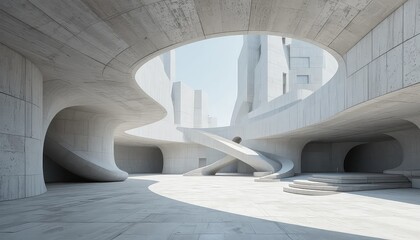 interior of a modern building