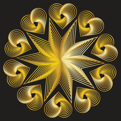 Valentine&rsquo;s Heart Vector Art, Romantic Love Illustration with Red Heart Symbol, Decorative Heart Graphic for Greeting Cards, Posters, and Designs