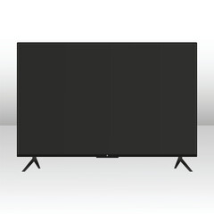 Obraz premium Smart TV Screen Vector Mockup