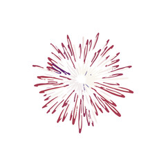Abstract pink firework burst illustration