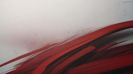 Abstract red and black swirls with soft background