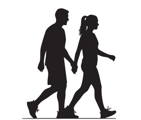 Fitness People Silhouette