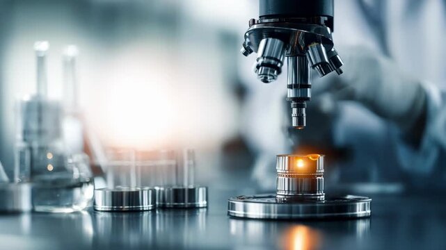 Scientist applying advanced nanocoating onto metal die surface in a hightech laboratory setting to improve wear resistance and extend tool life.
