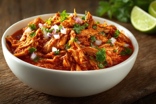Vibrant Chicken Tinga: A Colorful Culinary Delight for Your Dinner Table