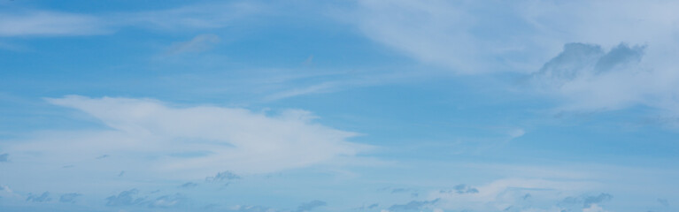 A beautiful cloudscape in the blue sky