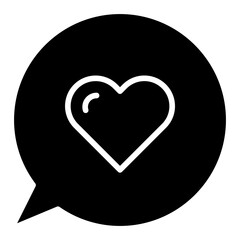 social media reaction icon love like heart vector illustration